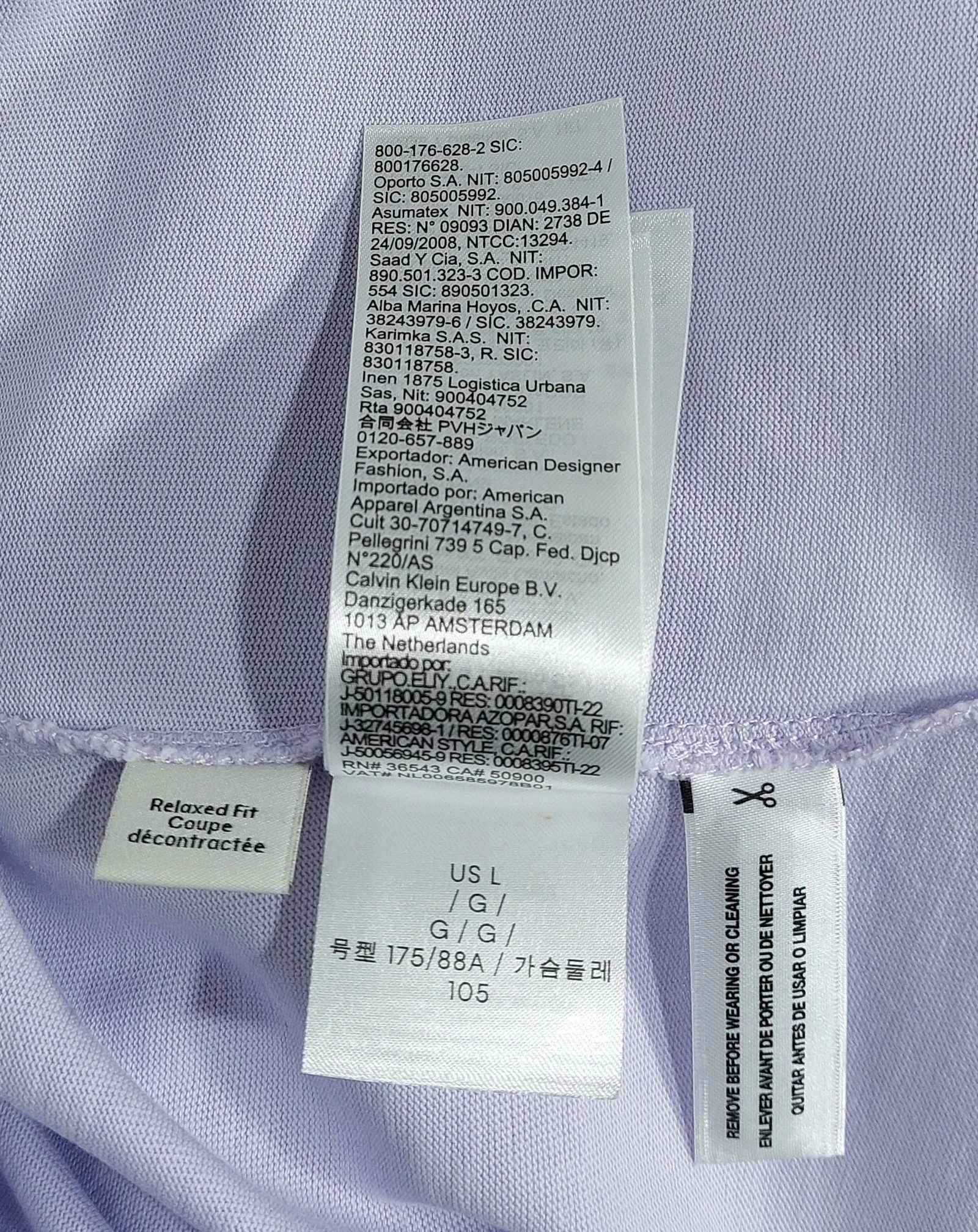 Calvin Klein Studio 'lovers in' oversize tshirt - lilac L – photo 7
